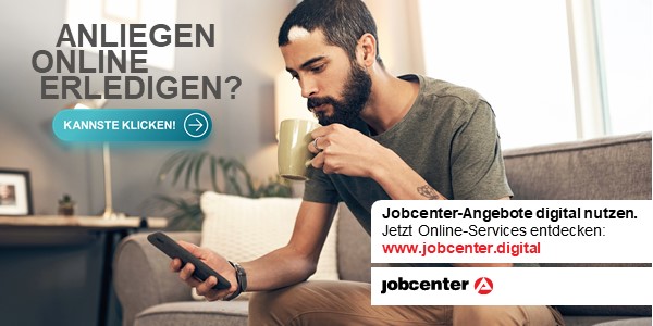 Jobcenter-Angebote digital nutzen.